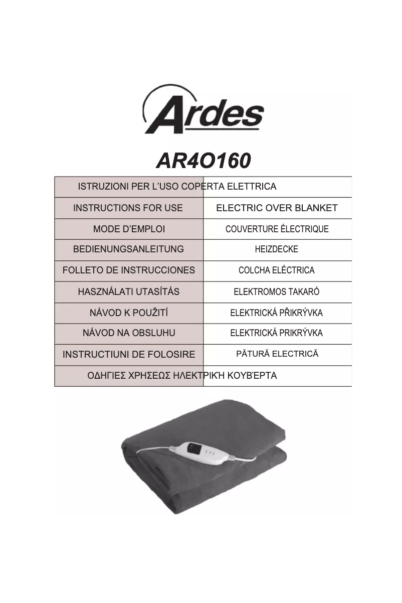 Página 1 del manual Manual de usuario Ardes AR4O160