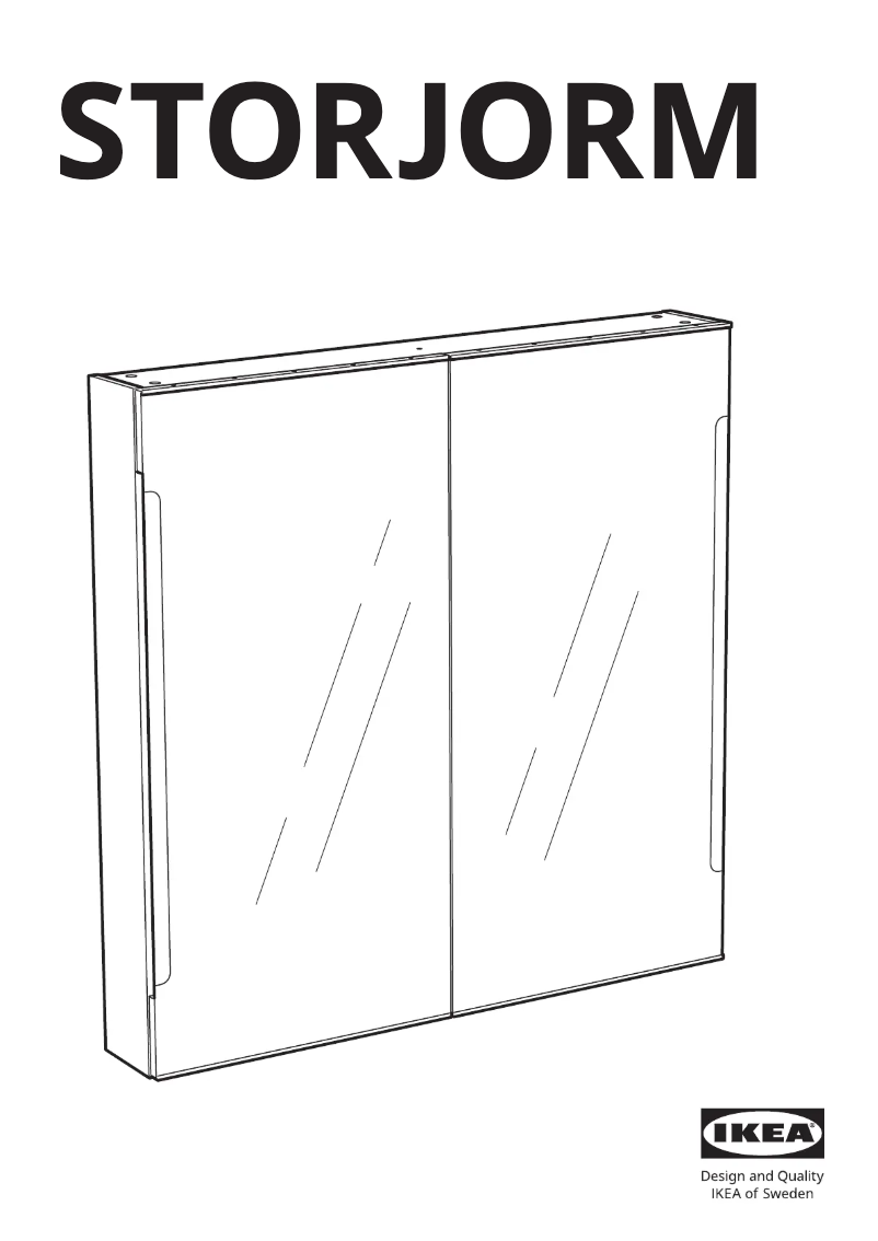 Page 1 de la notice Manuel utilisateur Ikea STORJORM 802.500.66