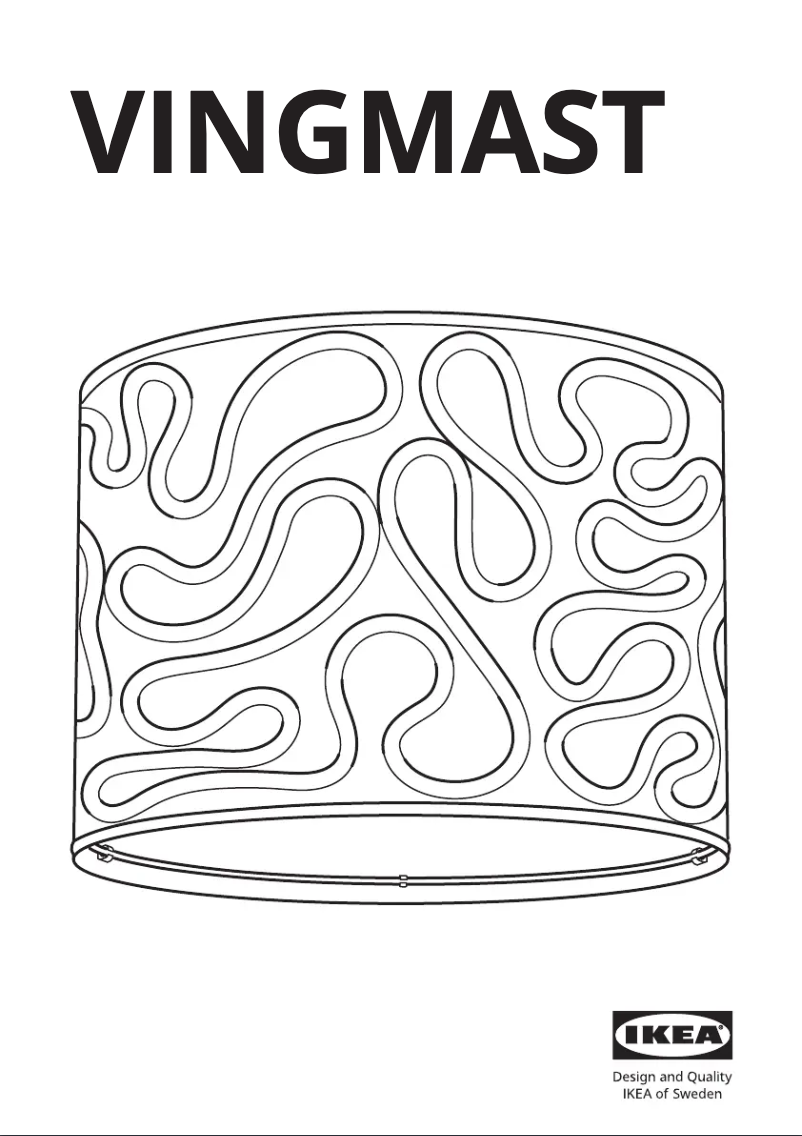 Page 1 de la notice Manuel utilisateur Ikea VINGMAST 904.963.41