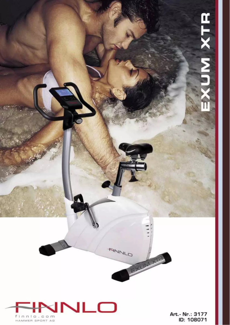 Page 1 of the manual User Manual Finnlo Exum XTR Snow 3177