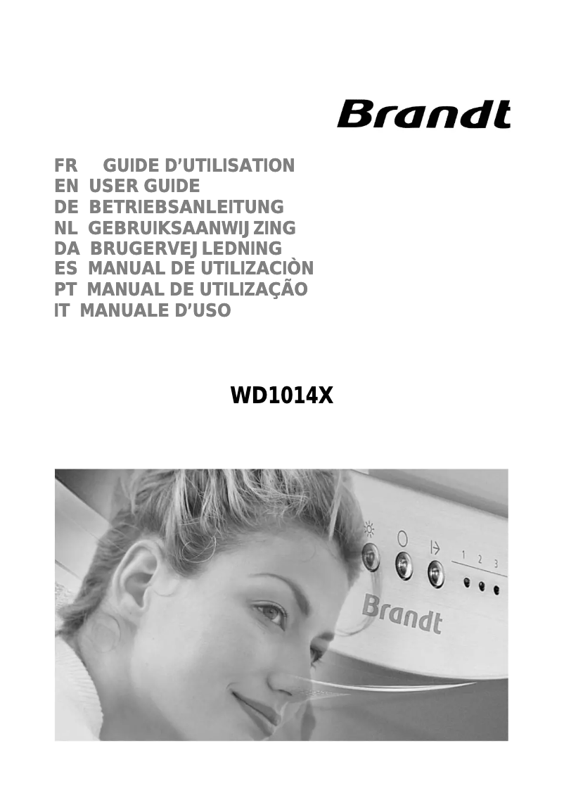 Page 1 de la notice Manuel utilisateur Brandt WD1014X