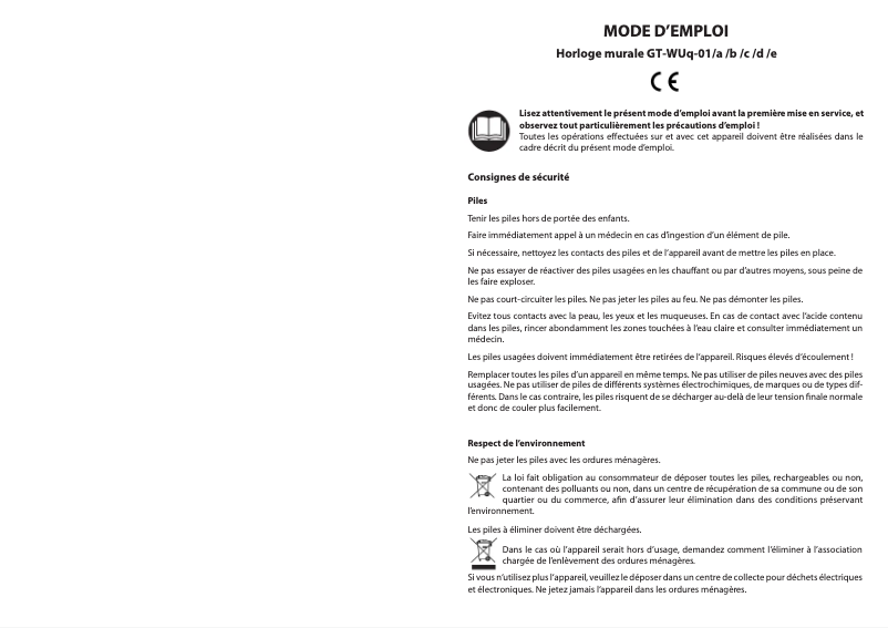 Página 1 del manual Manual de usuario GlobalTronics GT-FRWE-05B