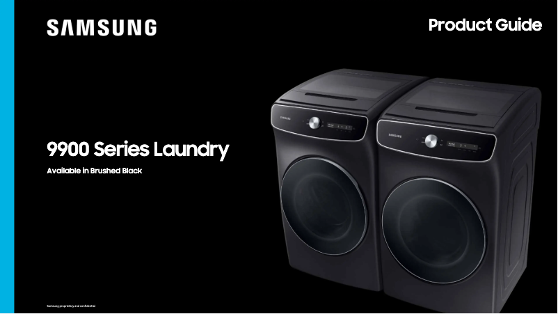 Página 1 del manual Folleto Samsung WV60A9900AV