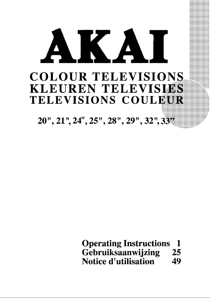 Page 1 of the manual User Manual AKAI CTB216NTFPF