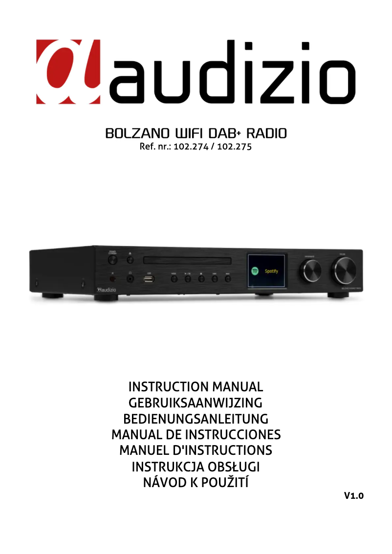 Page 1 de la notice Manuel utilisateur Audizio Bolzano