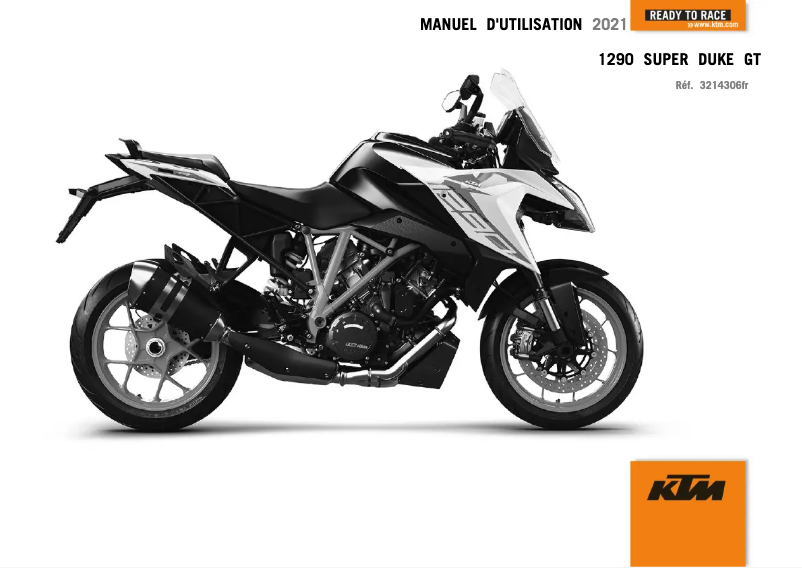 Página 1 del manual Manual de usuario KTM 1290 Super Duke GT (2021)