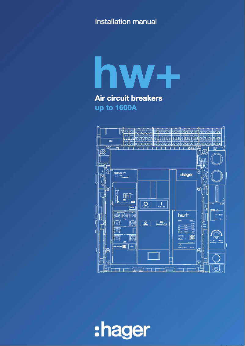 Page 1 de la notice Guide d'installation Hager HW1W410FS