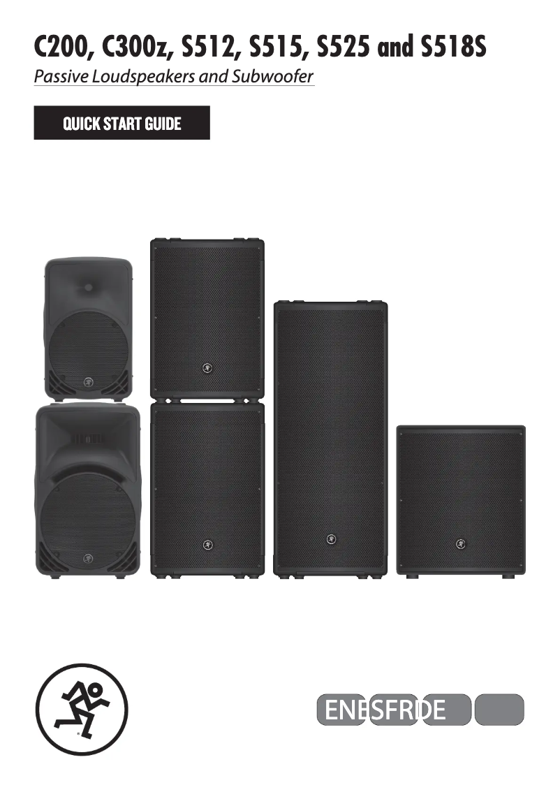 Página 1 del manual Guía de inicio rápido Mackie C300Z