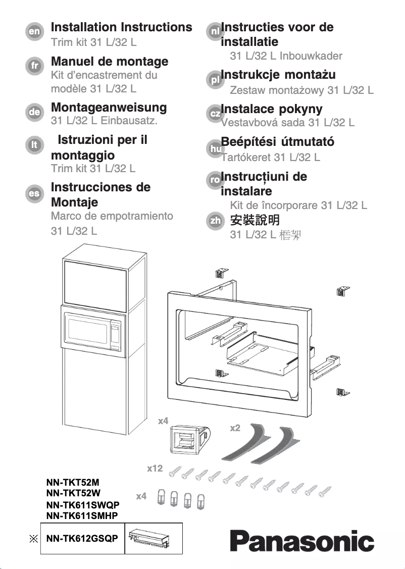 Página 1 del manual Manual de usuario Panasonic NN-ST655W