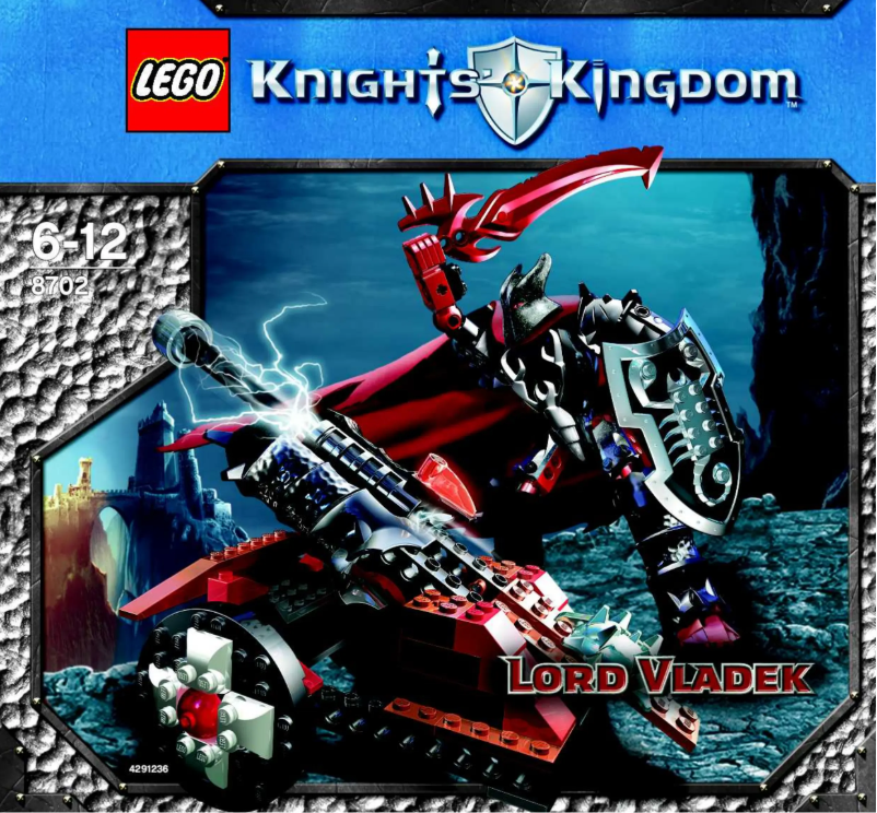 Página 1 del manual Manual de usuario Lego Knights Kingdom 8702