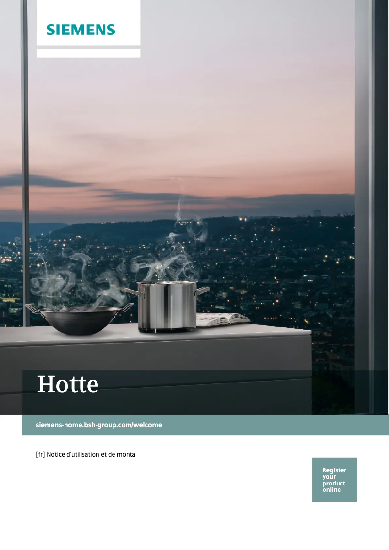 Page 1 of the manual User Manual Siemens LI97RA560