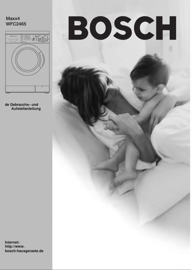 Página 1 del manual Manual de usuario Bosch WFC2465 Maxx4