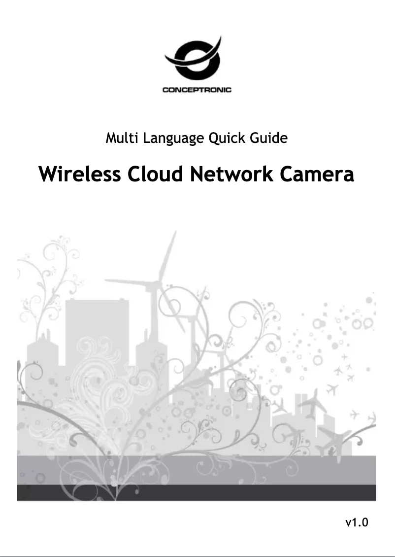 Page 1 de la notice Manuel utilisateur Conceptronic CIPCAM1080OD
