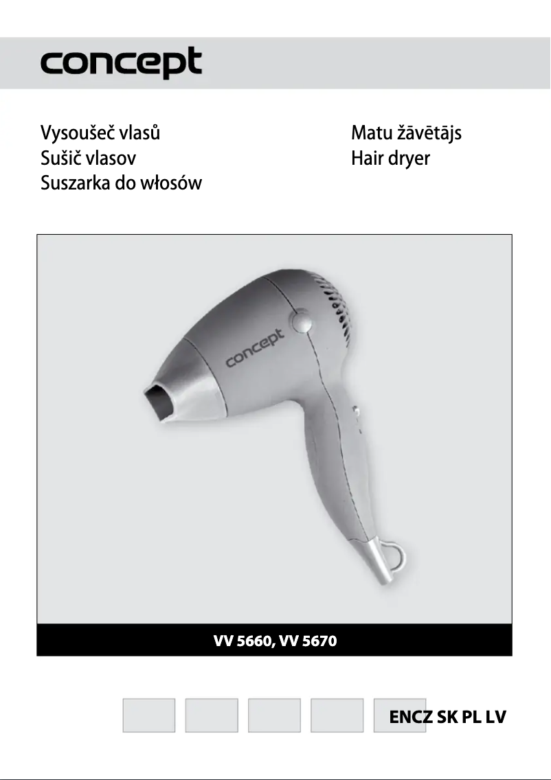 Página 1 del manual Manual de usuario Concept CP-1001