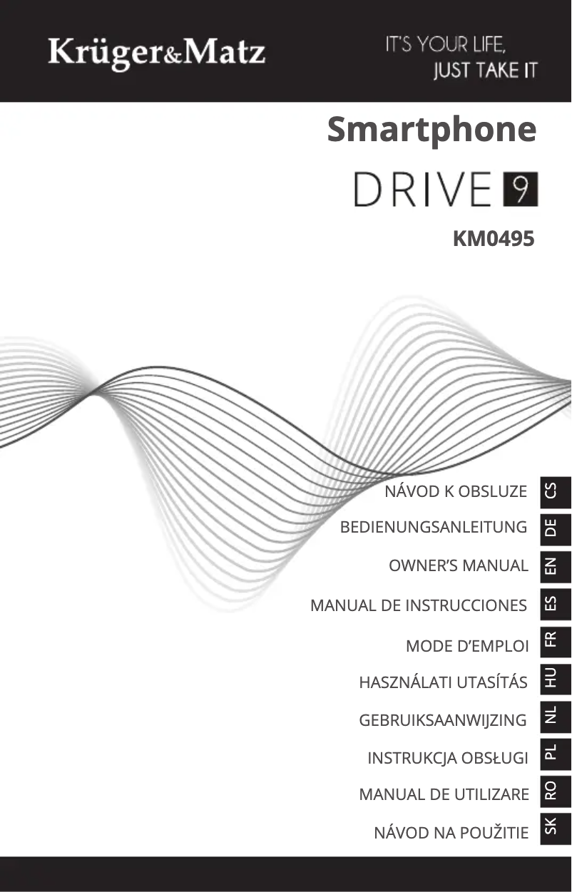 Page 1 de la notice Manuel utilisateur Krüger&Matz Drive 9 KM0495
