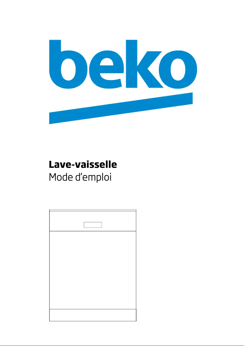 Page 1 de la notice Manuel utilisateur Beko TDSN 04210 X