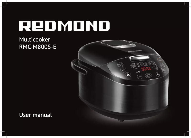 Page 1 de la notice Manuel utilisateur Redmond RMC-M800S-E