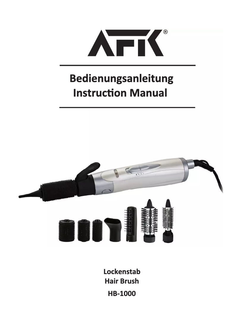 Page 1 de la notice Manuel utilisateur AFK HB-1000