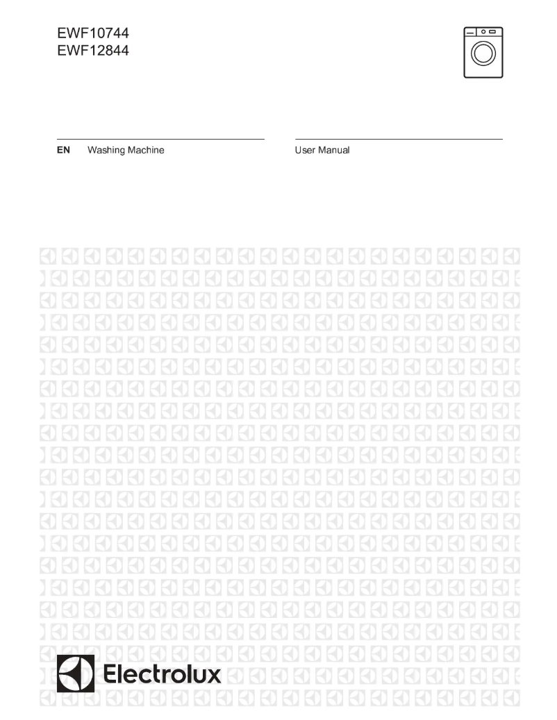 Page 1 de la notice Manuel utilisateur Electrolux EWF10744