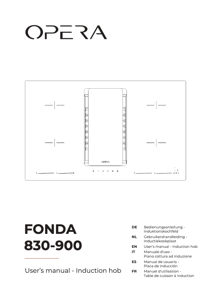 Página 1 del manual Manual de usuario Opera Fonda 900 DFO90A1