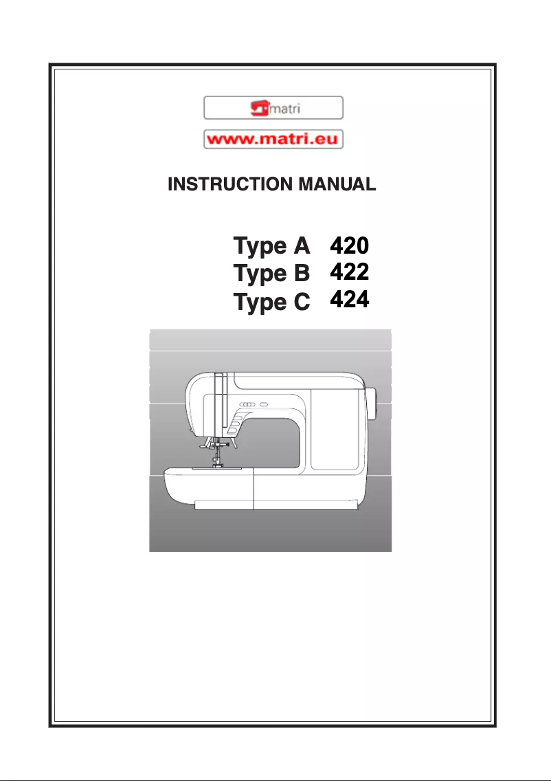 Página 1 del manual Manual de usuario Necchi Type A 420