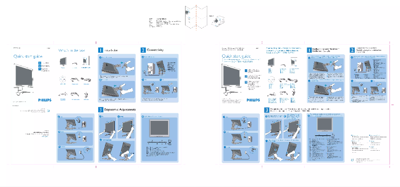 Page n°1 - Guide de démarrage rapide Philips 170B7CB