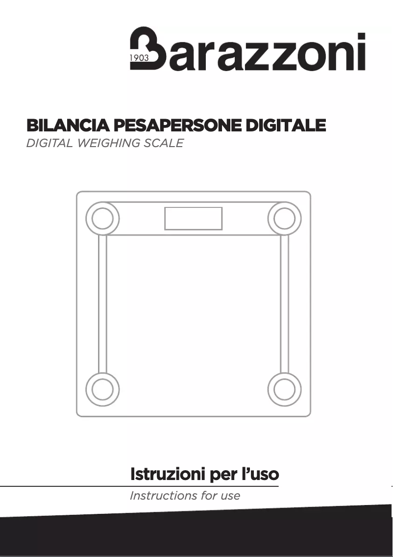 Page 1 de la notice Manuel utilisateur Barazzoni Digital