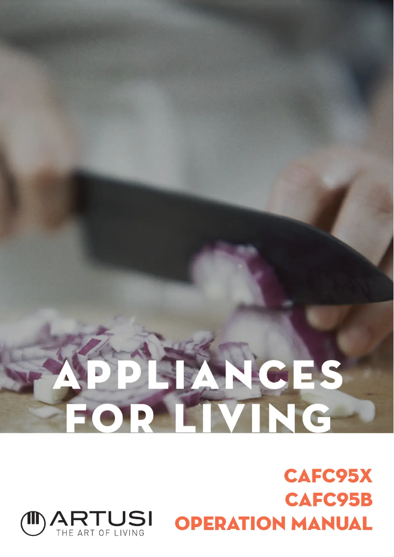 Page 1 de la notice Manuel utilisateur Artusi CAFC95X