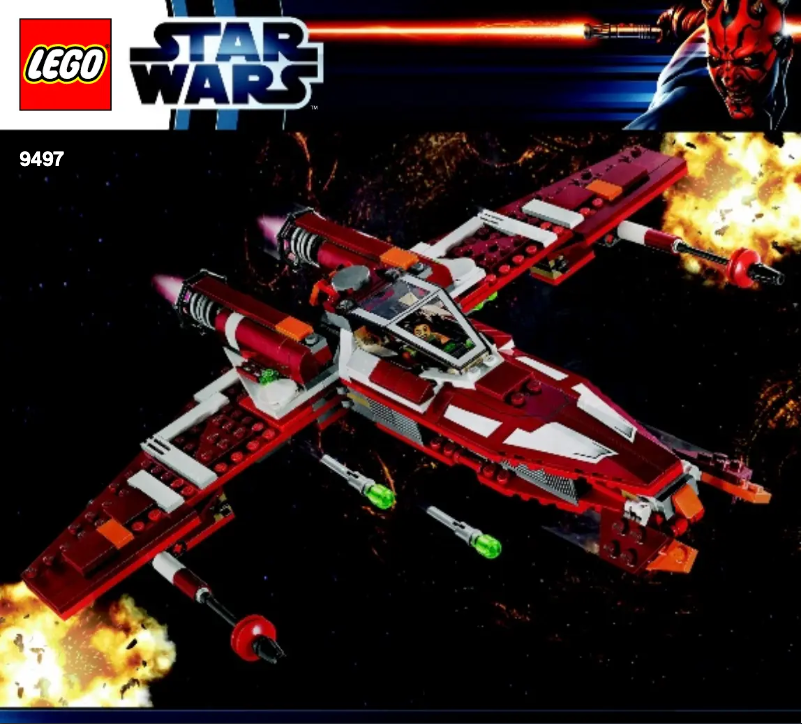 Page 1 de la notice Manuel utilisateur Lego Republic Striker-class Starfighter (TM)
