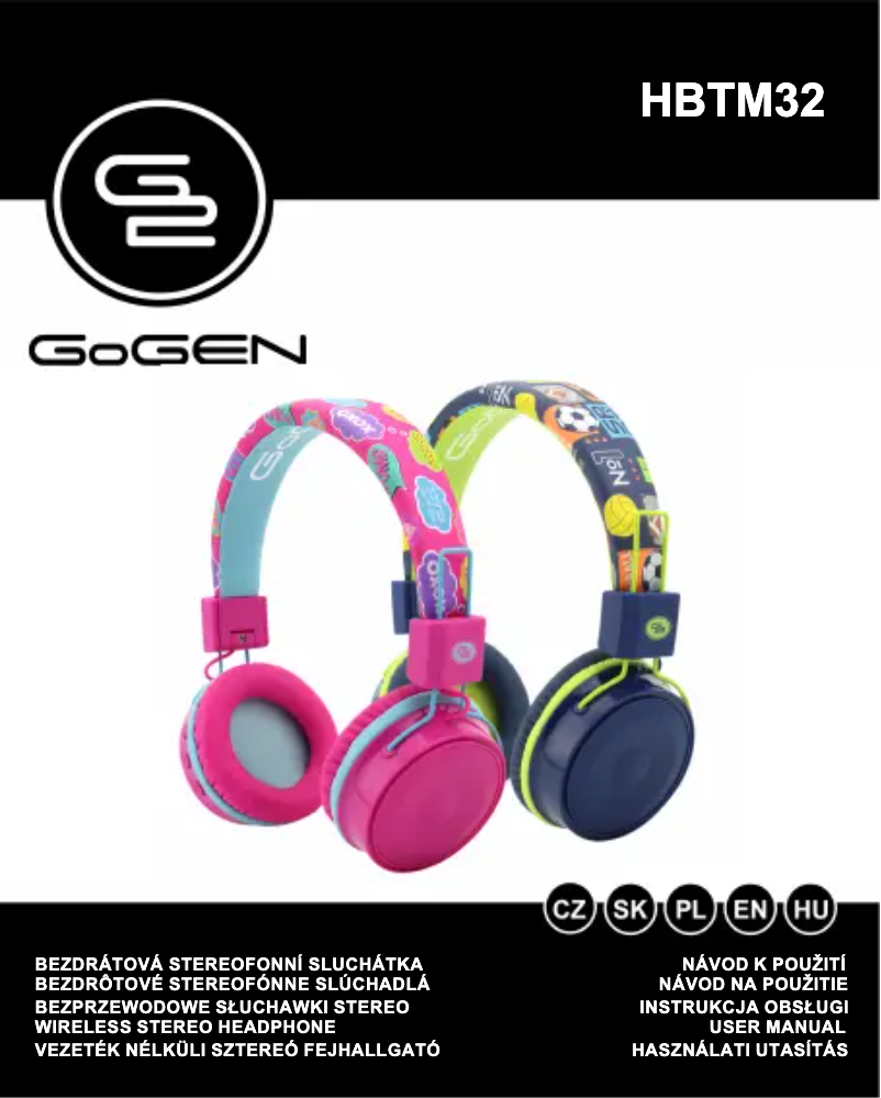 Página 1 del manual Manual de usuario GoGen HBTM32P