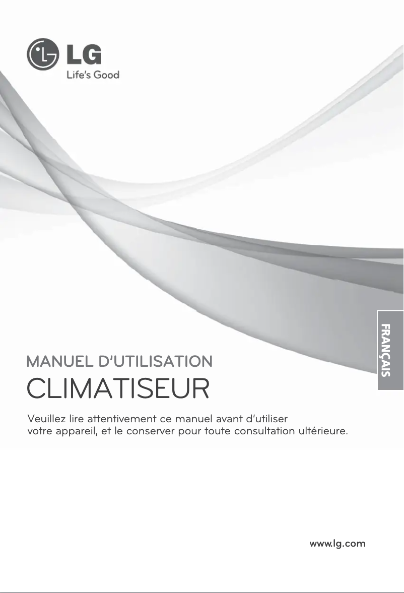 Page 1 de la notice Manuel utilisateur LG A12AW1