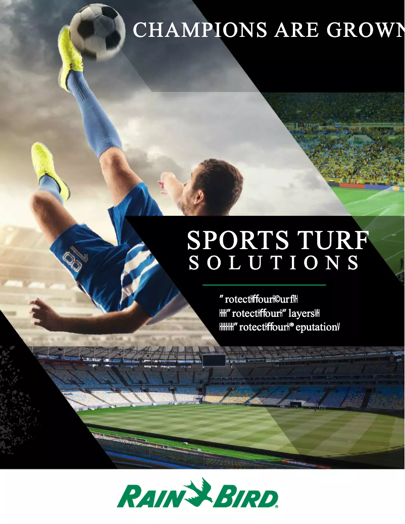 Page 1 de la notice Brochure Rain Bird 8005