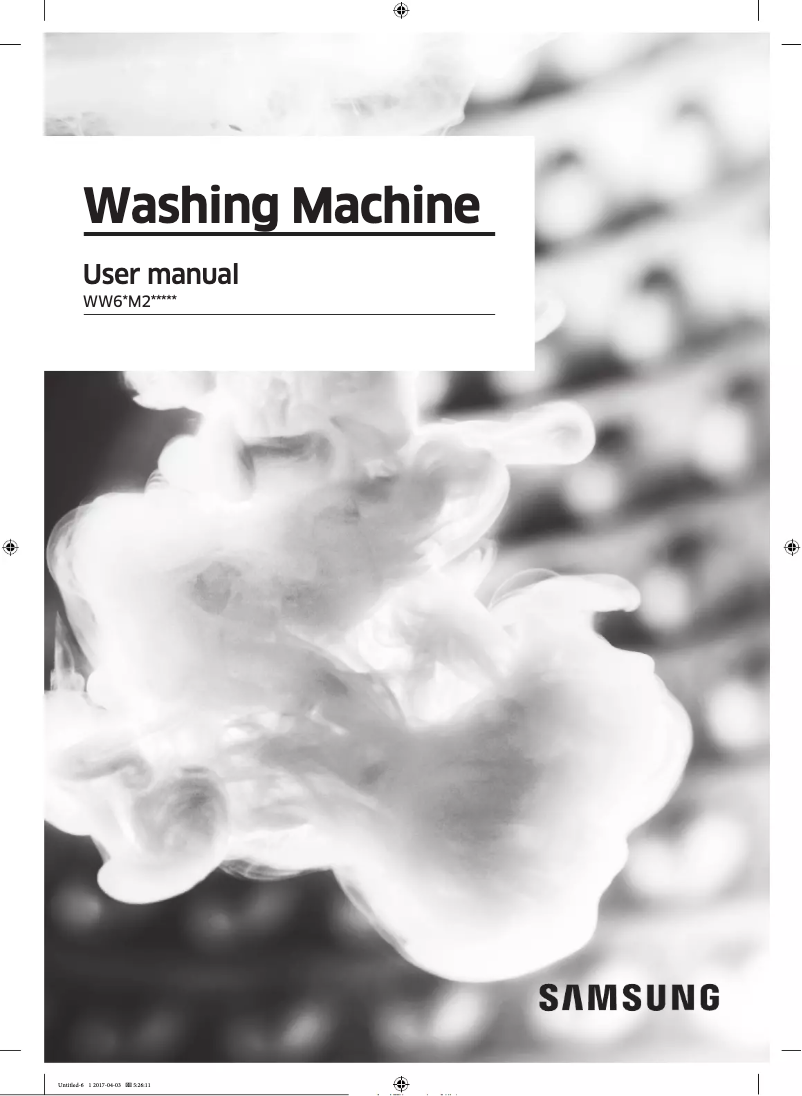 Página 1 del manual Manual de usuario Samsung WW65M224K0X