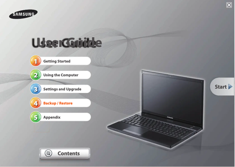 Página 1 del manual Manual de usuario Samsung NP305V5AI