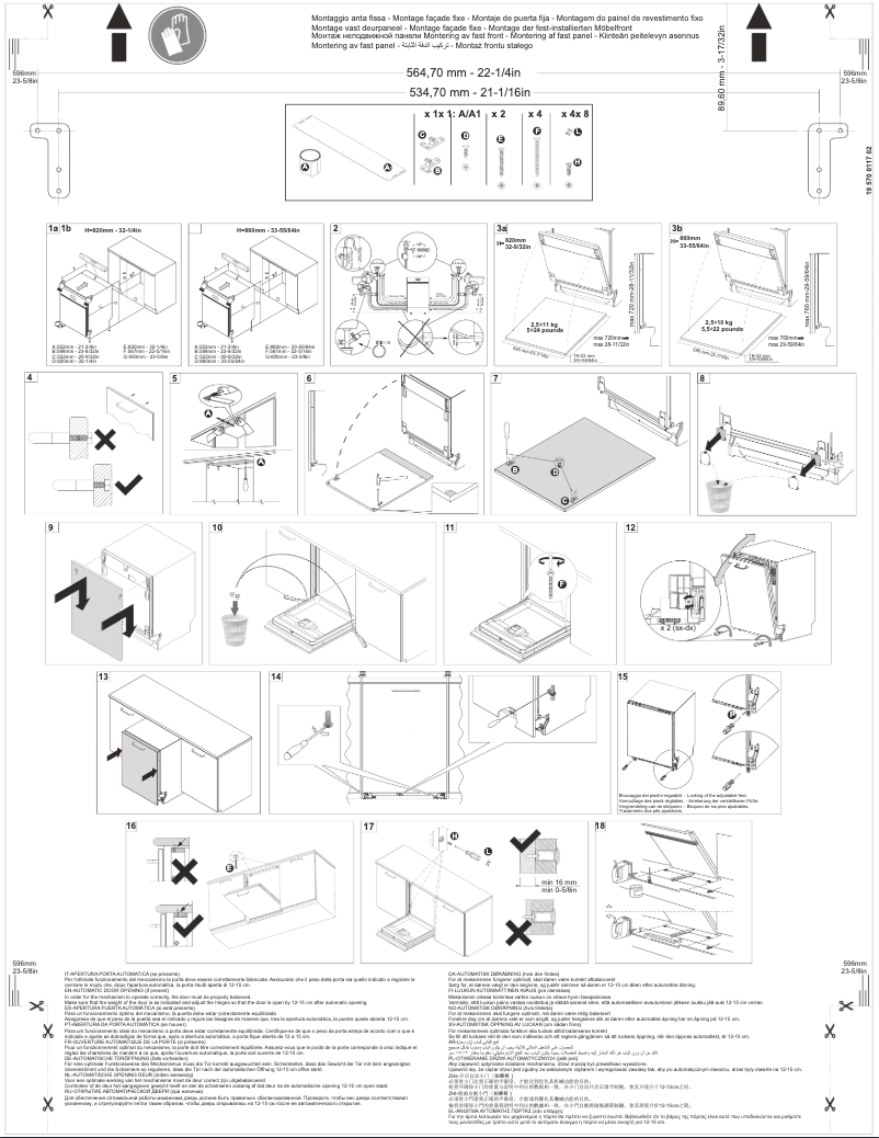 Page 1 de la notice Manuel utilisateur Smeg STL7224L