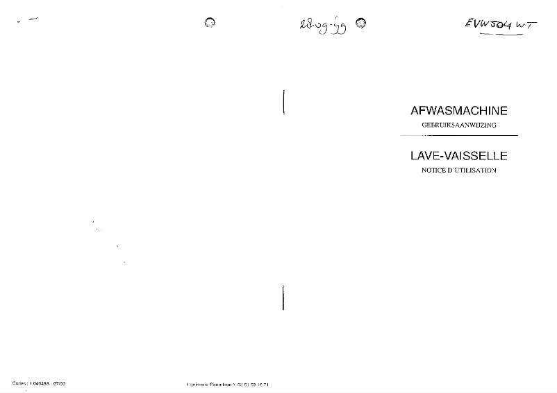 Página 1 del manual Manual de usuario Etna EVW604