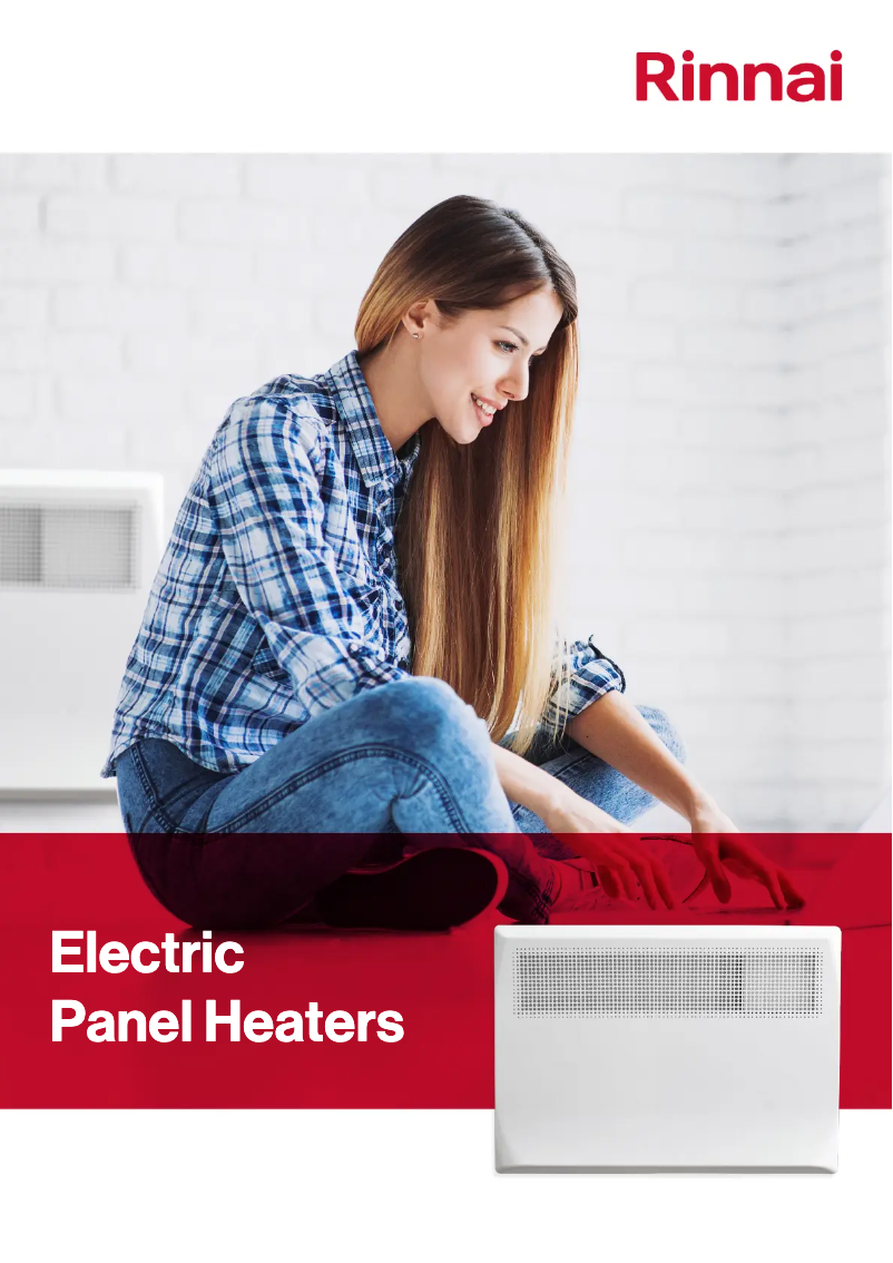 Page 1 de la notice Fiche technique Rinnai PEPH15PEW