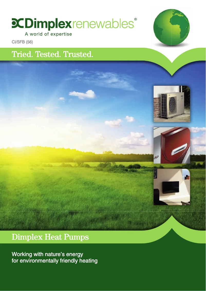 Page 1 de la notice Brochure Dimplex ECS300HP-580