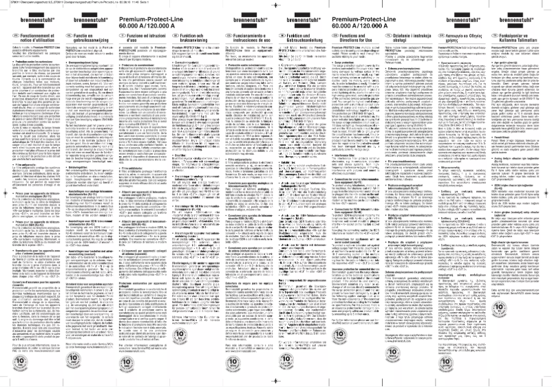 Page 1 de la notice Manuel utilisateur Brennenstuhl 1391004607