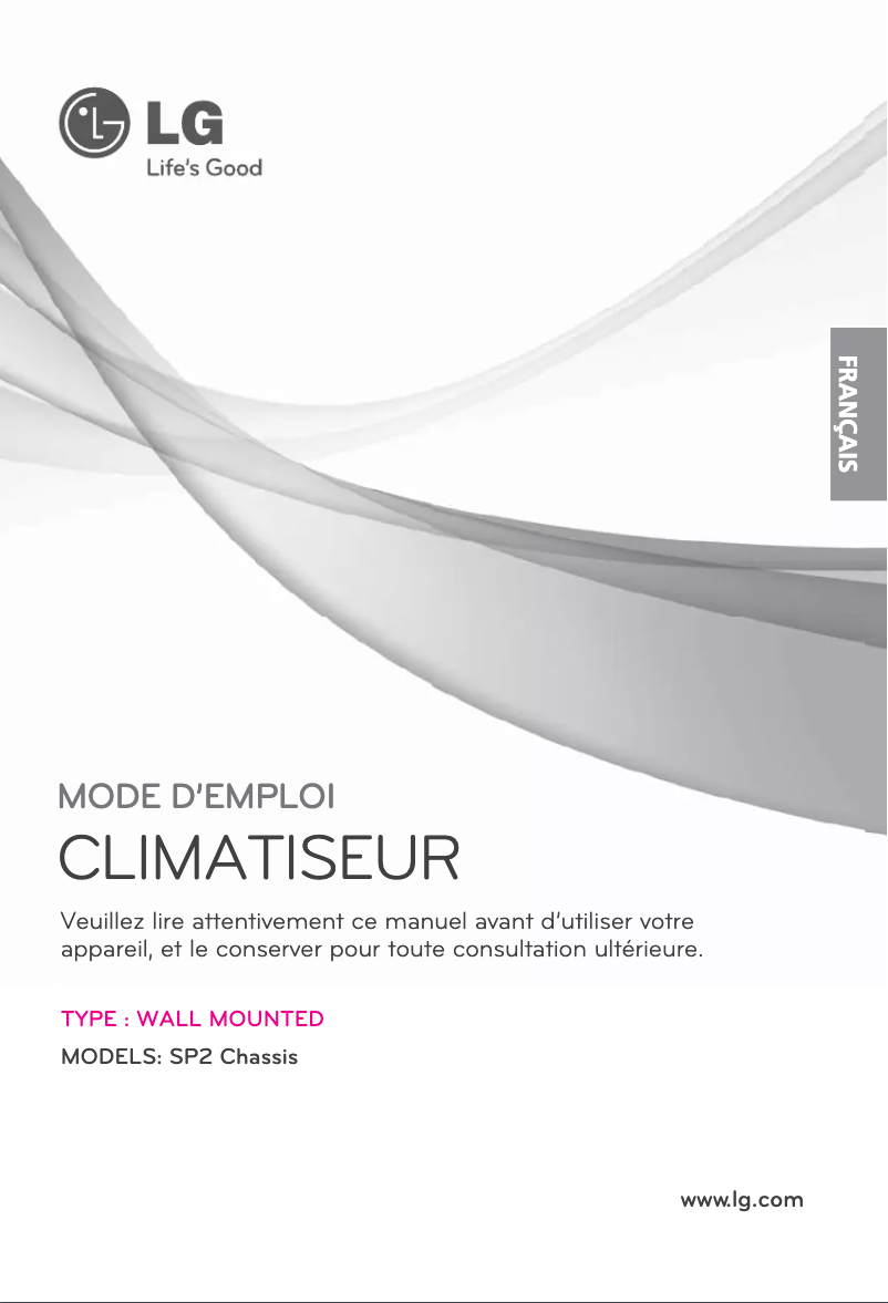 Page 1 de la notice Manuel utilisateur LG LSNH126PWL2