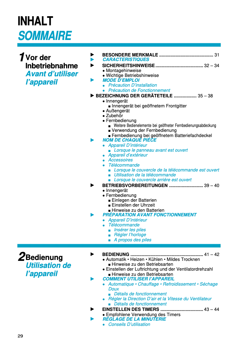 Página 1 del manual Manual de usuario Panasonic CU-MA185KE