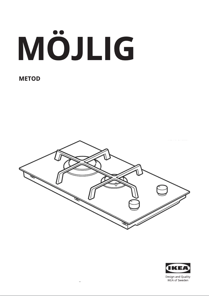 Page 1 de la notice Instructions / montage Ikea MÖJLIG