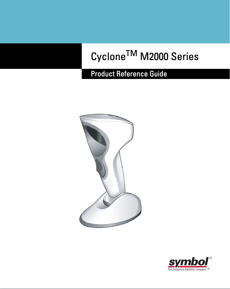 Page 1 de la notice Manuel utilisateur Zebra Cyclone M2005