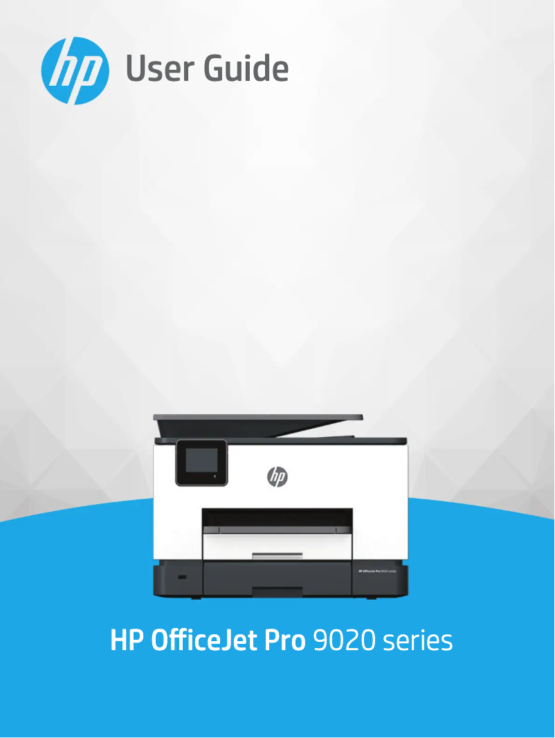 Page 1 de la notice Manuel utilisateur HP OfficeJet Pro 9022