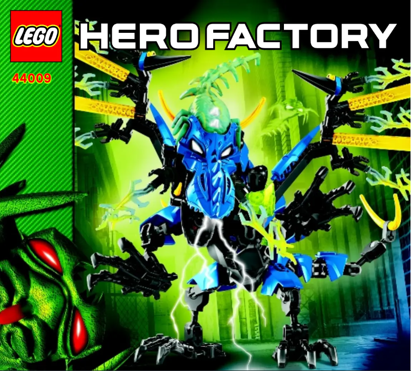 Page 1 de la notice Manuel utilisateur Lego Hero Factory 44009
