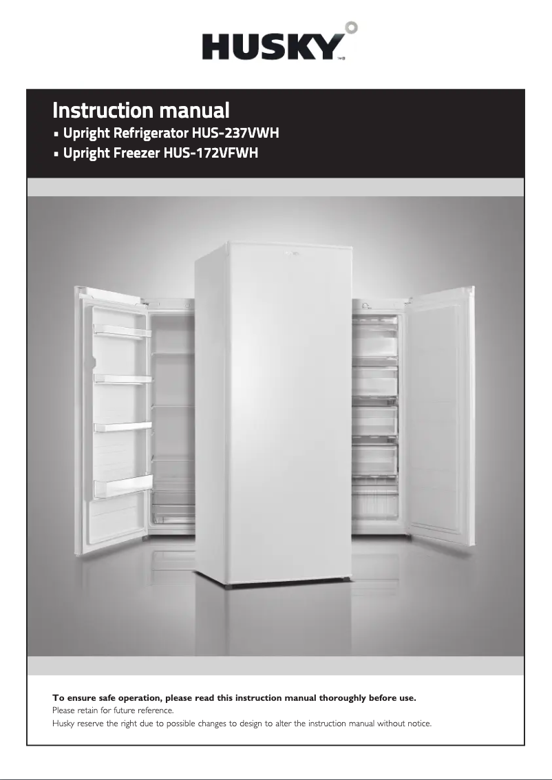 Página 1 del manual Manual de usuario Husky HUS-172VFWH