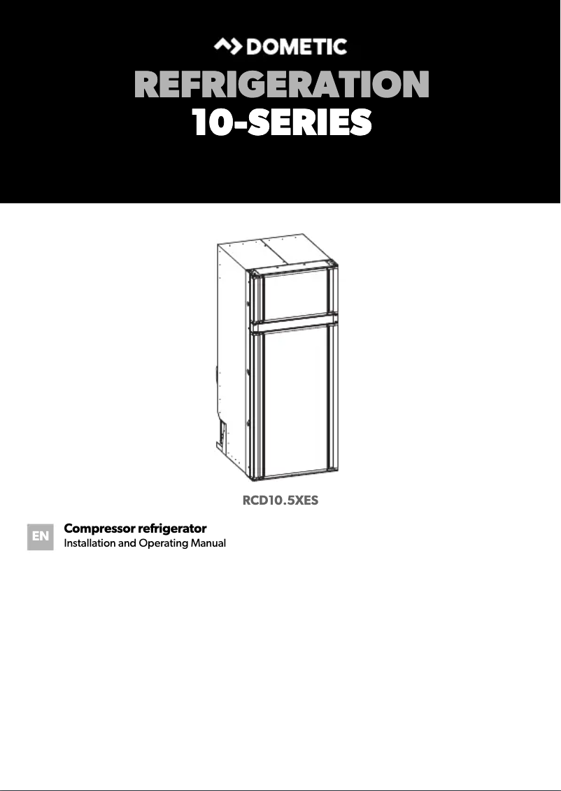 Page 1 de la notice Guide d'installation Dometic RCD10.5XES
