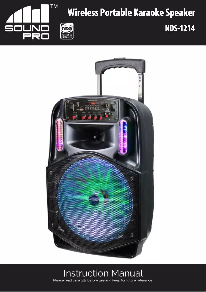 Page 1 de la notice Manuel utilisateur Naxa NDS-1214