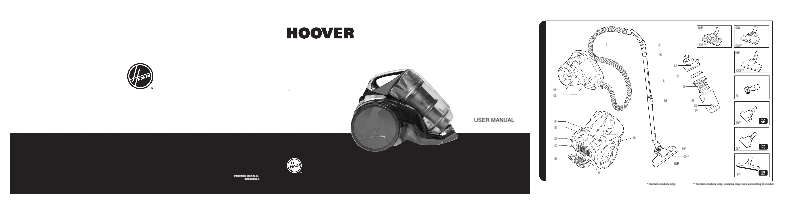 Página 1 del manual Manual de instrucciones Hoover Optimum Power OP30ALG 001