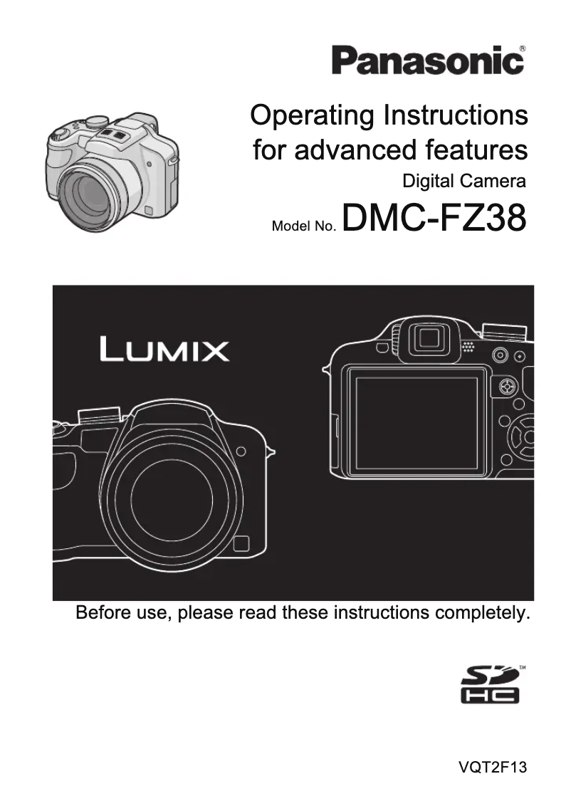 Page 1 de la notice Manuel utilisateur Panasonic Lumix DMC-FZ38